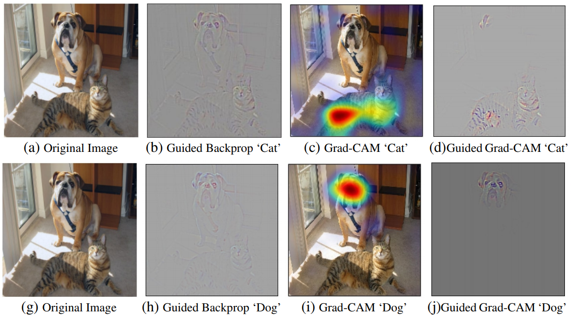 출처: Grad-CAM: Visual Explanations from Deep Networks via Gradient-based Localization